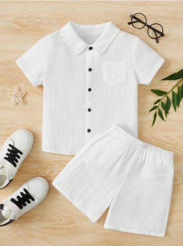 Boys White Co-Ord Set