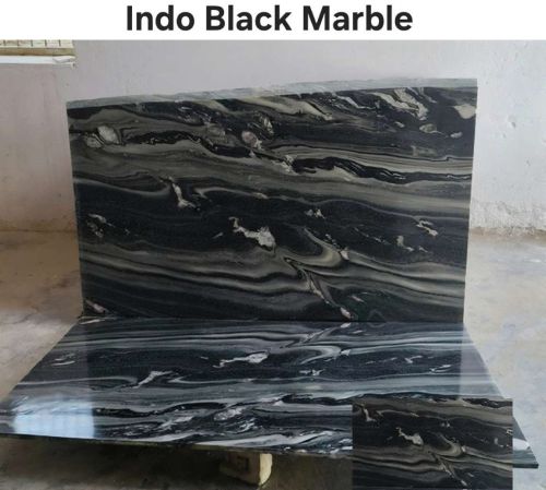 Indo Black Marble Slab