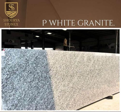 P White Granite Slab