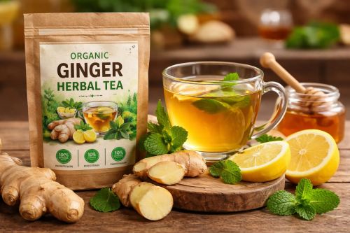 Ginger Flavoured Herbal Tea