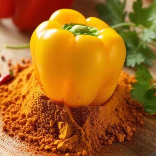 Dehydrated Yellow Capsicum Powder