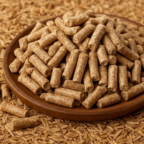 Rice Husk Biomass Pellets