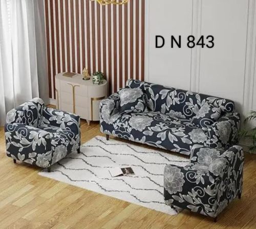 5 Seater Cotton Printed Sofa Cover