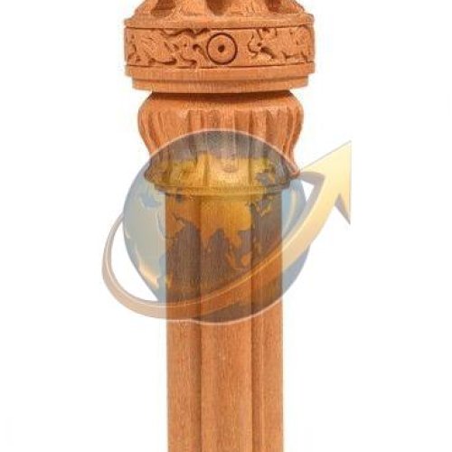 Wooden Ashoka Pillar