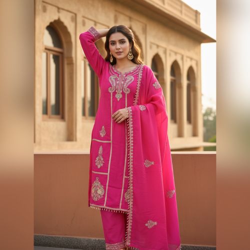 Silk Unstitched Suits