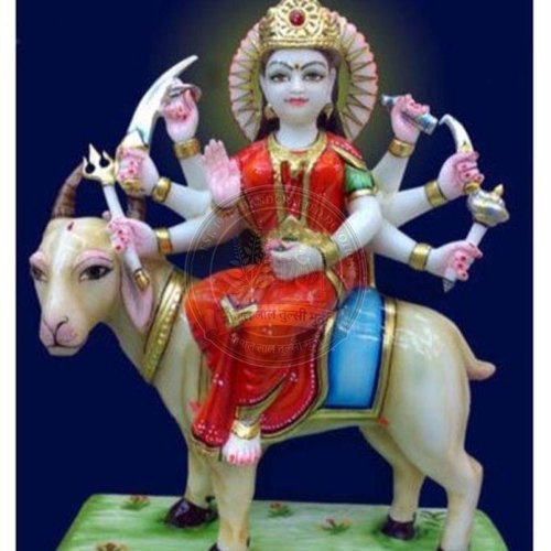 18 Inch Marble Meldi Mata Statue
