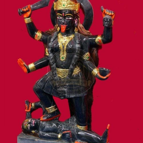 2 Feet Marble Kali Mata Statue