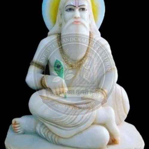 3 Feet Multicolor Marble Maharishi Valmiki Statue