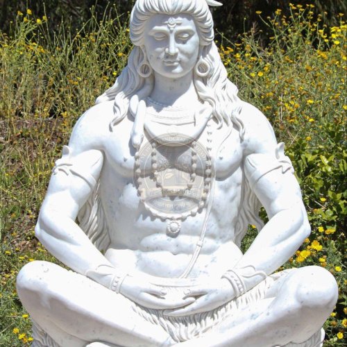 4 Feet Marble Lord Shiva Statue