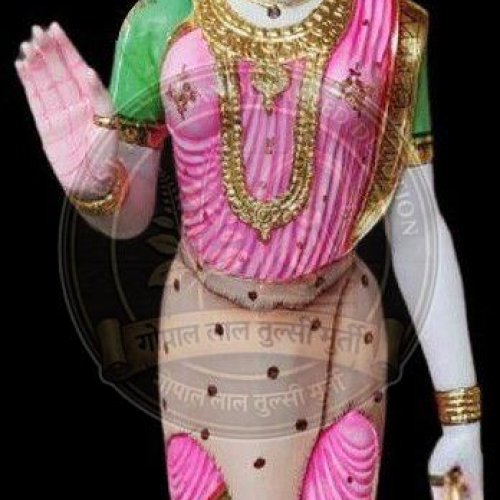 5 Feet Marble Parvati Maa Statue