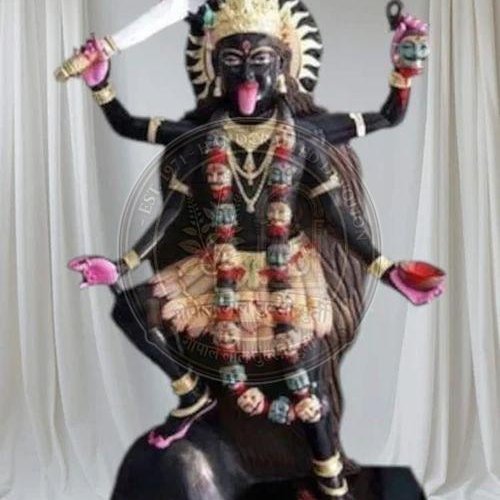 Black Marble Mahakali Statue