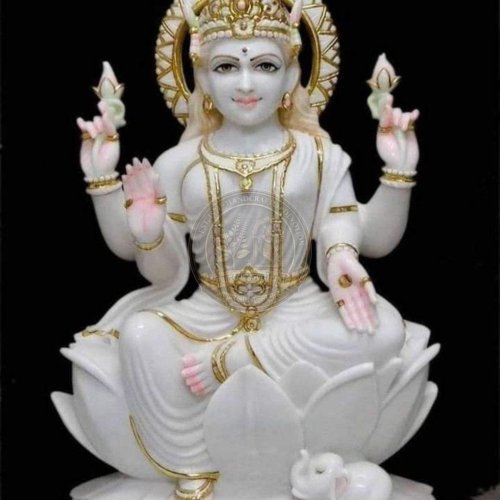 Goddess Laxmi Mata Marble Statue