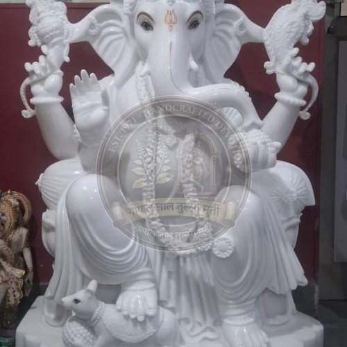 Lord Ganesha Marble Idol