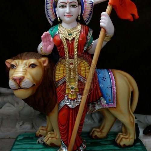 Marble Bharat Mata Statue