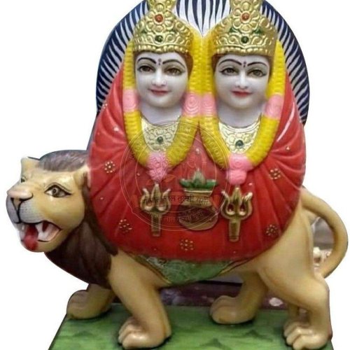 Marble Chamunda Mata Statue