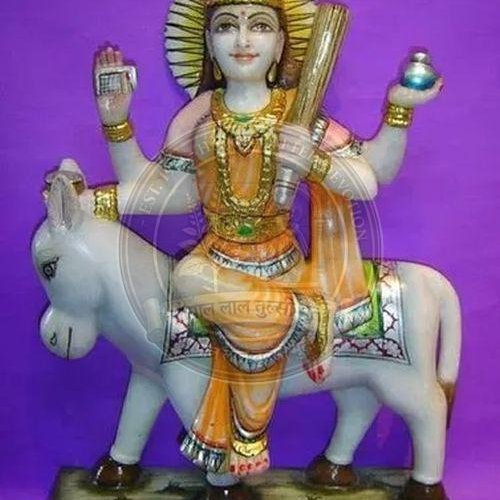 Marble Shitla Mata Statue
