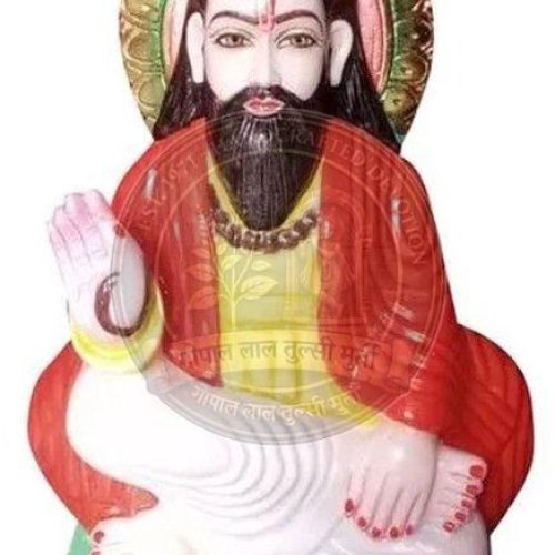 Sant Ravidas Marble Statue