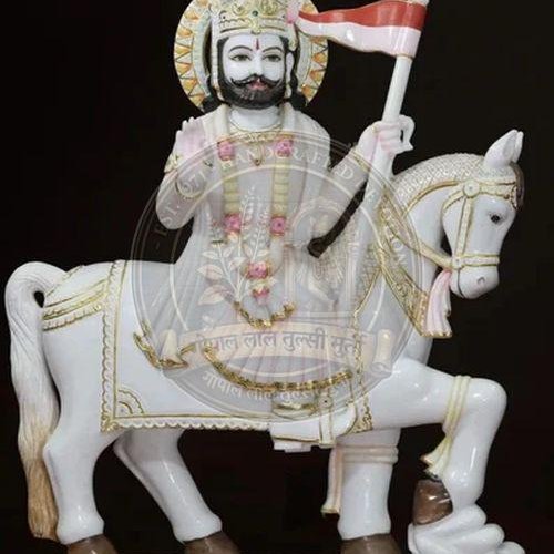 White Marble Ramdev Ji Statue