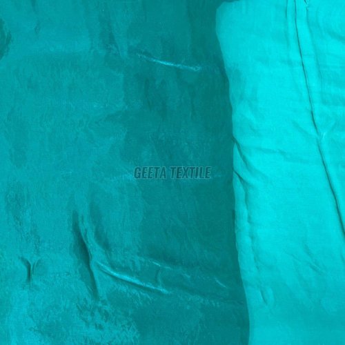 Rama Green Satin Fabric