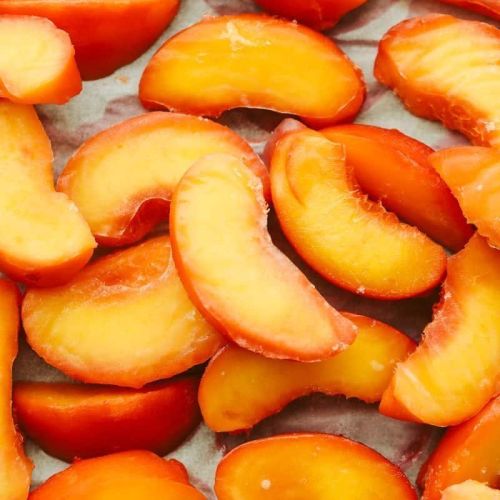 Frozen Peach Slice