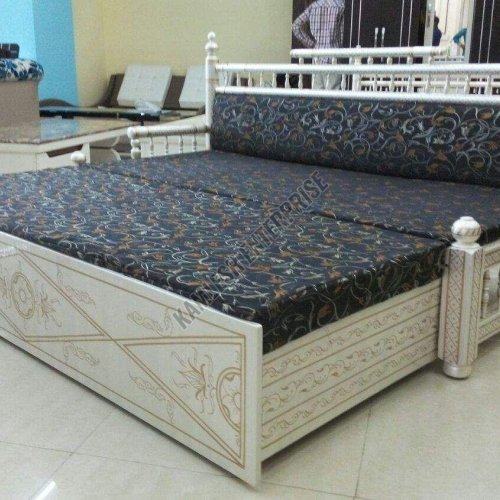 3 Seater Wooden Sofa Cum Bed