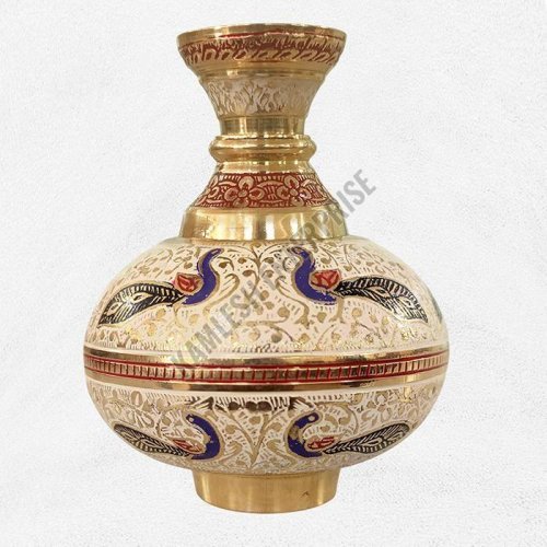 Handcrafted Brass Flower Vase