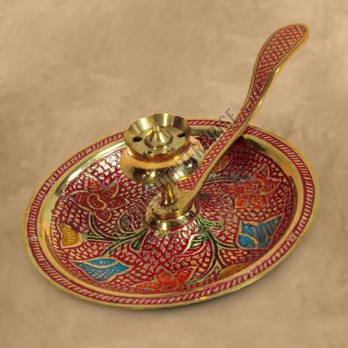 Minakari Work Brass Incense Stick Holder