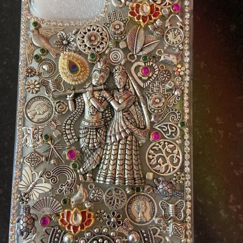 Radha Krishan Handcrafted Phone Cover