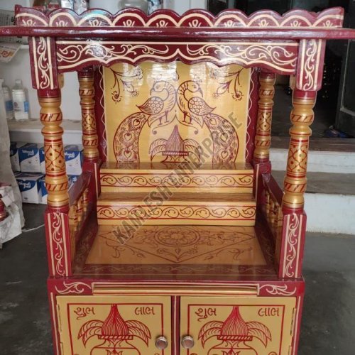 Traditional Sankheda Wooden Home Temple