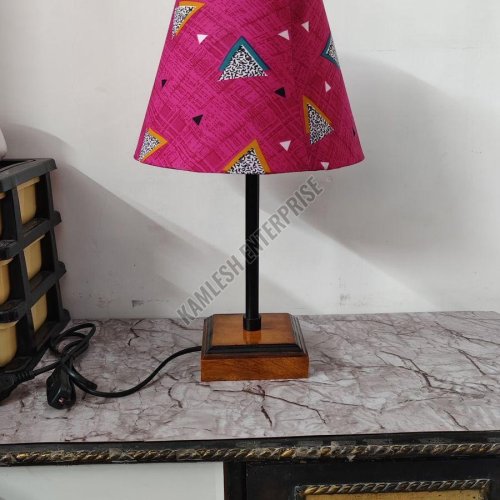 Wood Pink LED Table Lamp