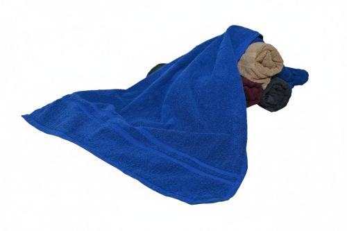 120 GSM Blue Cotton Face Towels