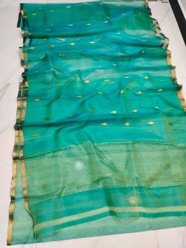 Premium Chanderi Handloom Katan Silk Saree