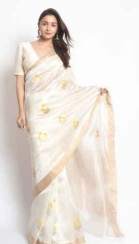 Pure Chanderi Handloom Pattu Soft Silk Saree