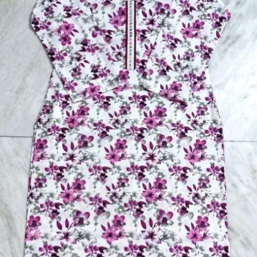 Floral Printed Cotton Kurti