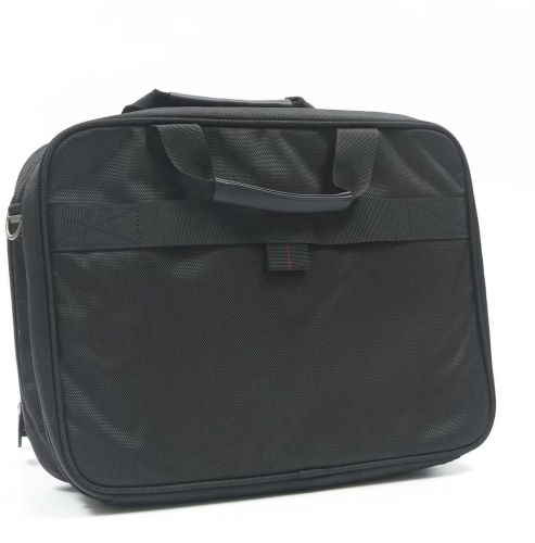 Black Polyester Office Shoulder Briefcase Bag