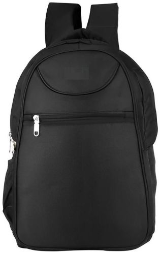 Black Waterproof Polyester Laptop Backpack
