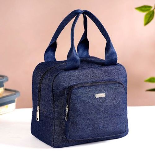 Blue Thermal Insulated Lunch Bag