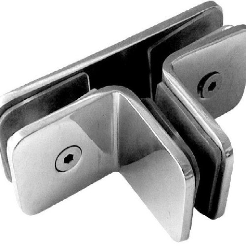 Stainless Steel Glass To Glass T-Connector