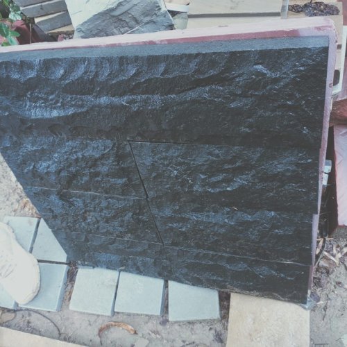 Natural Black Stone Wall Cladding Tile