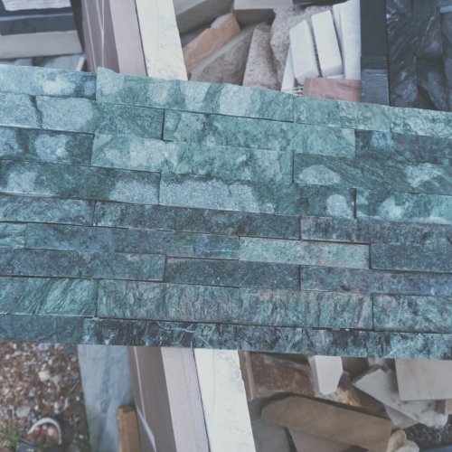 Polished Green Marble Tile