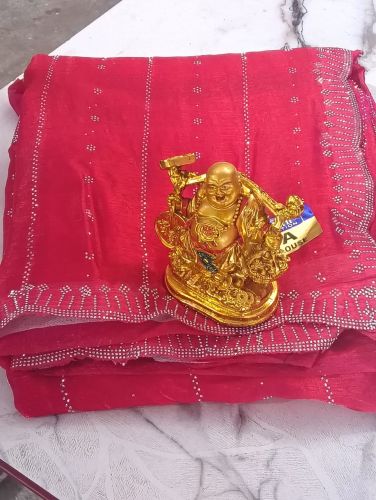 Ladies Stone Work Space Silk Saree