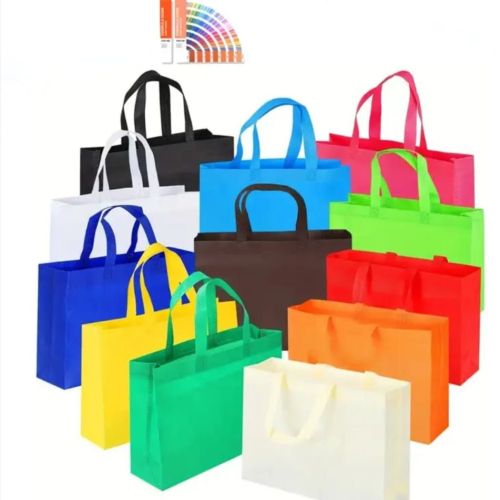 Multicolor Loop Handle Non Woven Bag