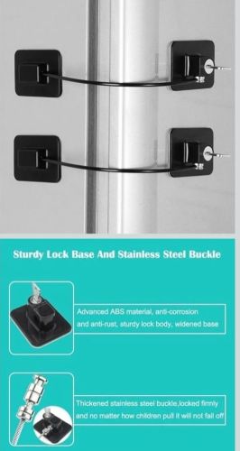 Child Safety Device Refrigerator Door Lock