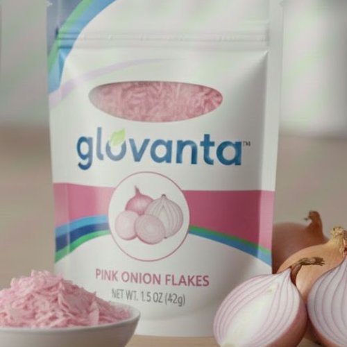 Dehydrated Minced Pink Onion