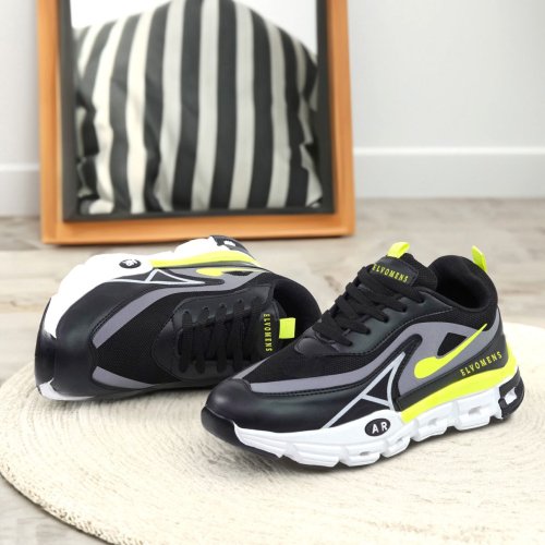 Mens Comfortable Black Sports Shoes