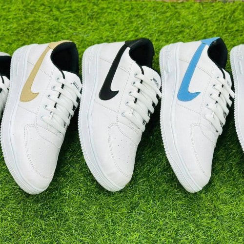 Mens PU White Sneaker Shoes
