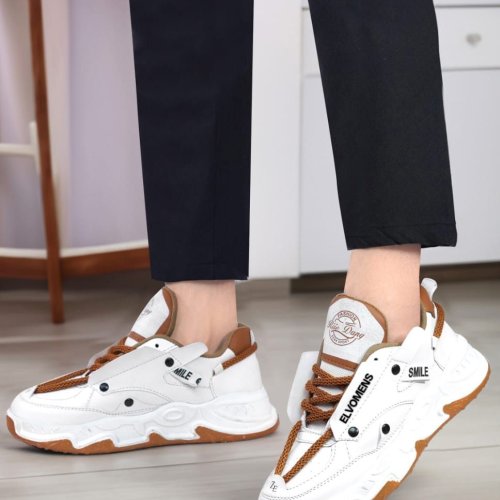 Stylish Brown Funky Sneakers