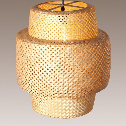 Brown Hanging Pendant Bamboo Ceiling Lamp