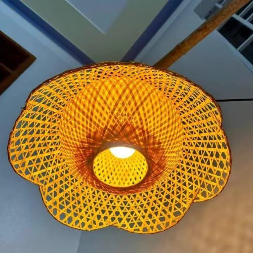Flower Shaped Hanging Lampshade