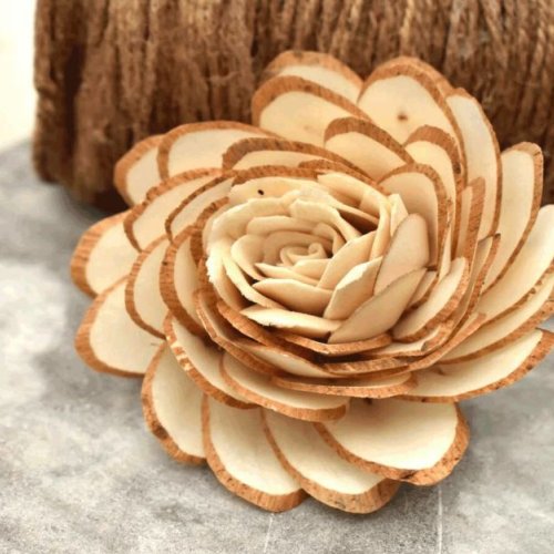 Almond Sola Wood Flower
